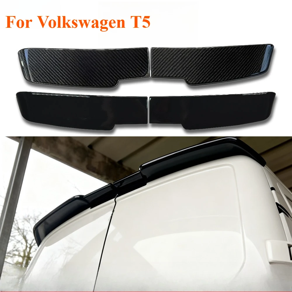 

For Volkswagen T5 Transporter Roof Spoiler Rear Wing Tailgate Styling ABS Plastic Gloss Black Upgrade Modification Accessories