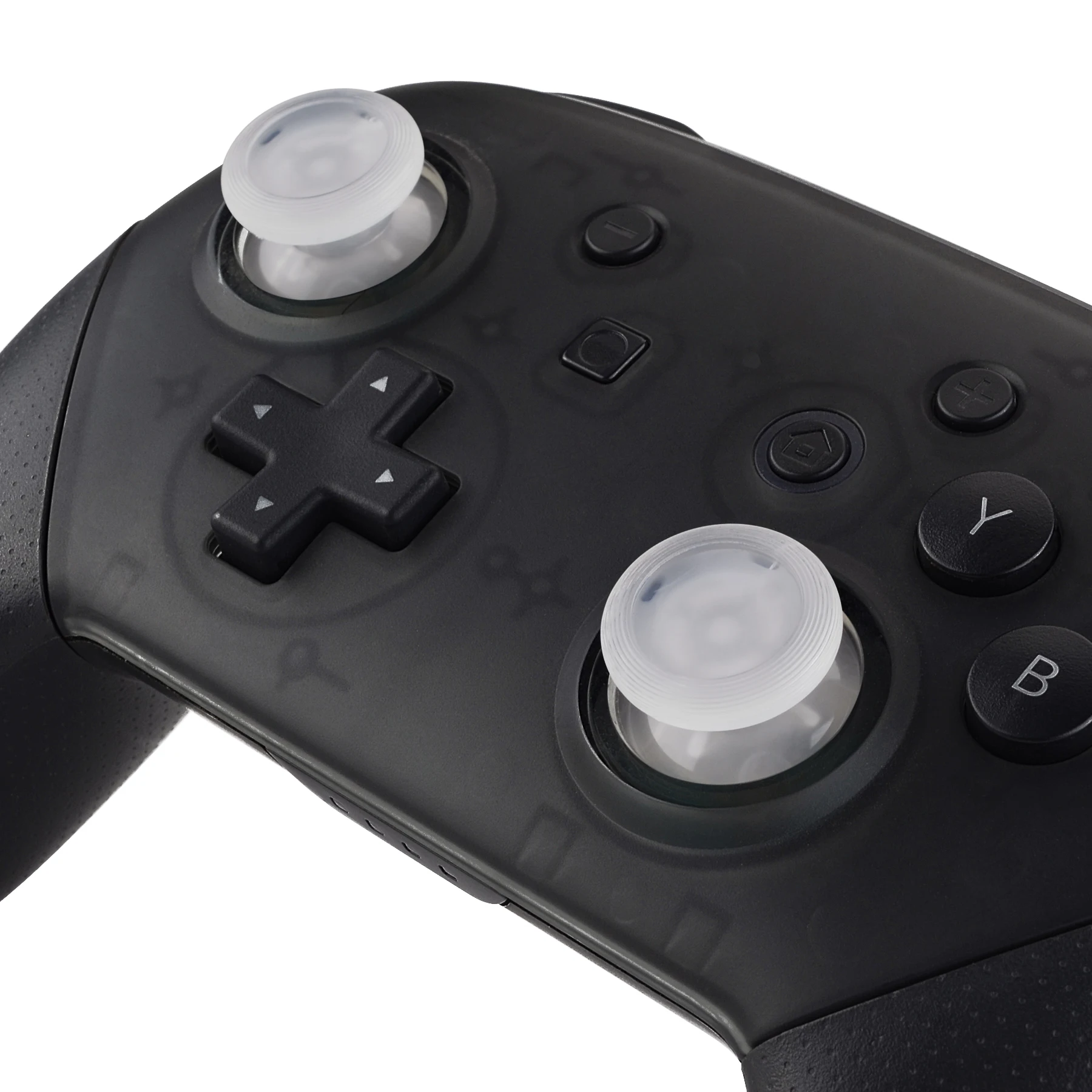 عيدان الإبهام التماثلية مع مفك براغي ، استبدال عصا التحكم ثلاثية الأبعاد ، مفتاح تحكم NS Pro ، أزرق شفاف وواضح