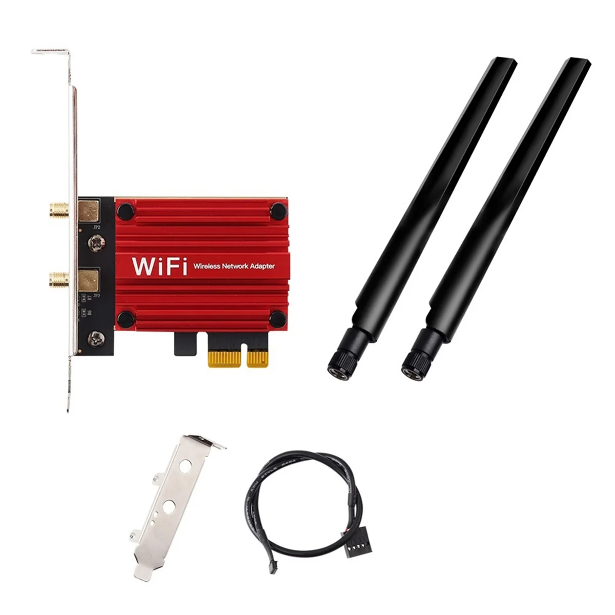 

T07C-1800Mbps Wifi 6 MT7921 PCI Express Wireless Adapter Bluetooth 5.2 Dual Band 802.11AX/AC Wi-Fi Network Card Windows 10 11