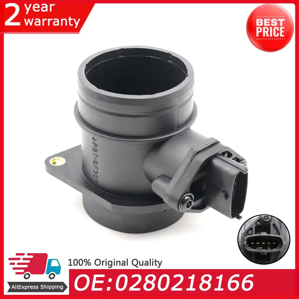 MAF Air Flow Mass Meter Sensor 0280218166 For Chery Tiggo FL Fiat Marea Multipla Stilo Multi Strada 6081644 4655982 A113614011