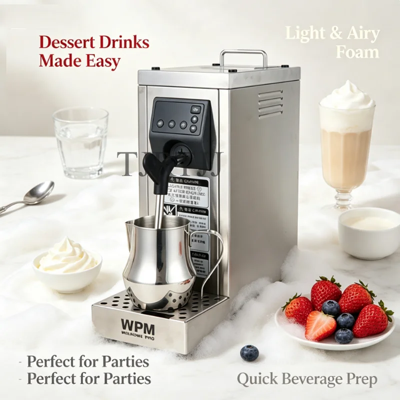 Steam Milk Frother Home Commercial Profession Pumped Steam Engine Tea Shop Beverage Heating Coffee Bubble 1450W