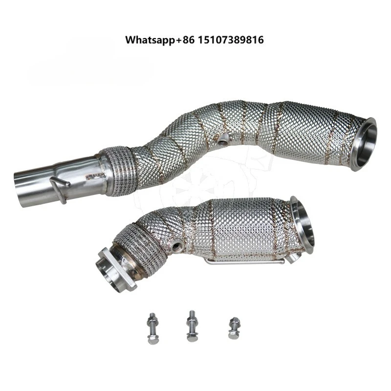 

Exhaust Catted Downpipe for F80 F82 M3 M4 2020 with OPF with Heat Shield