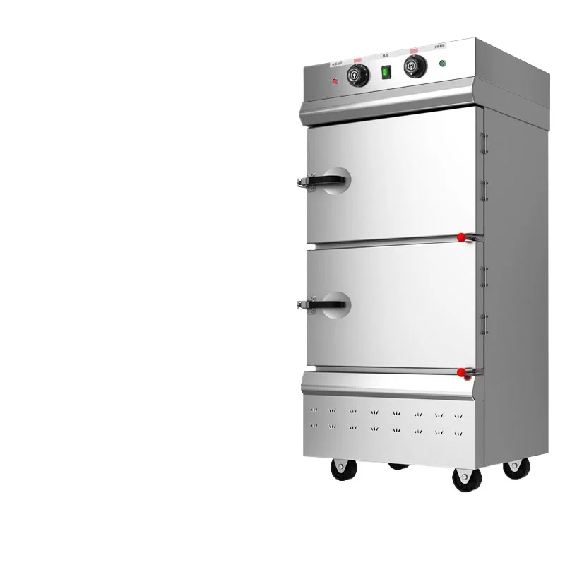 LMM commercial steaming cabinet seafood stew crock pot double door steaming cabinet cooking large canteen box