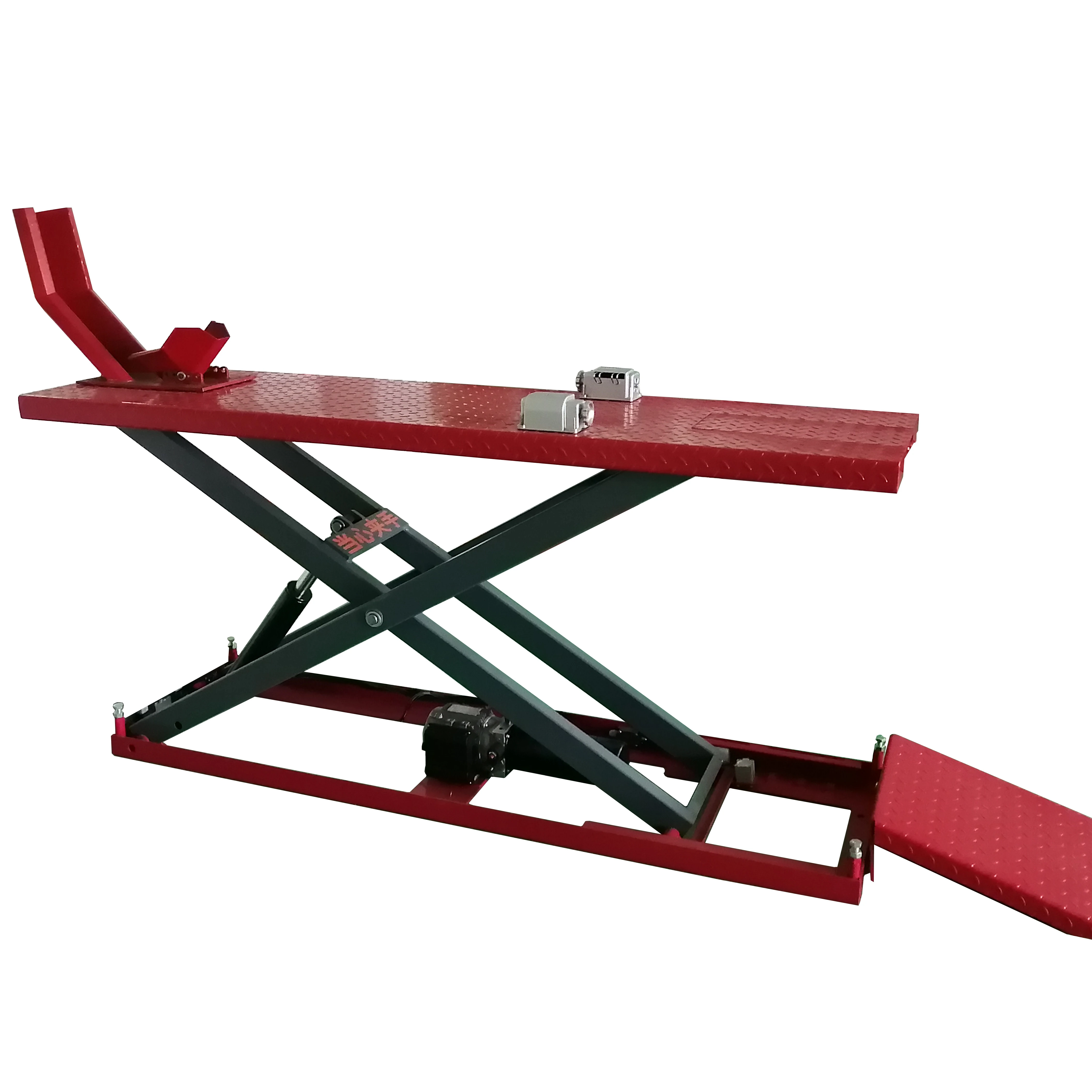 

800KG Manual Release Clamps Motorcycle Scissor Lift, Car Lifts For Motorcycle MJ-MX-8B