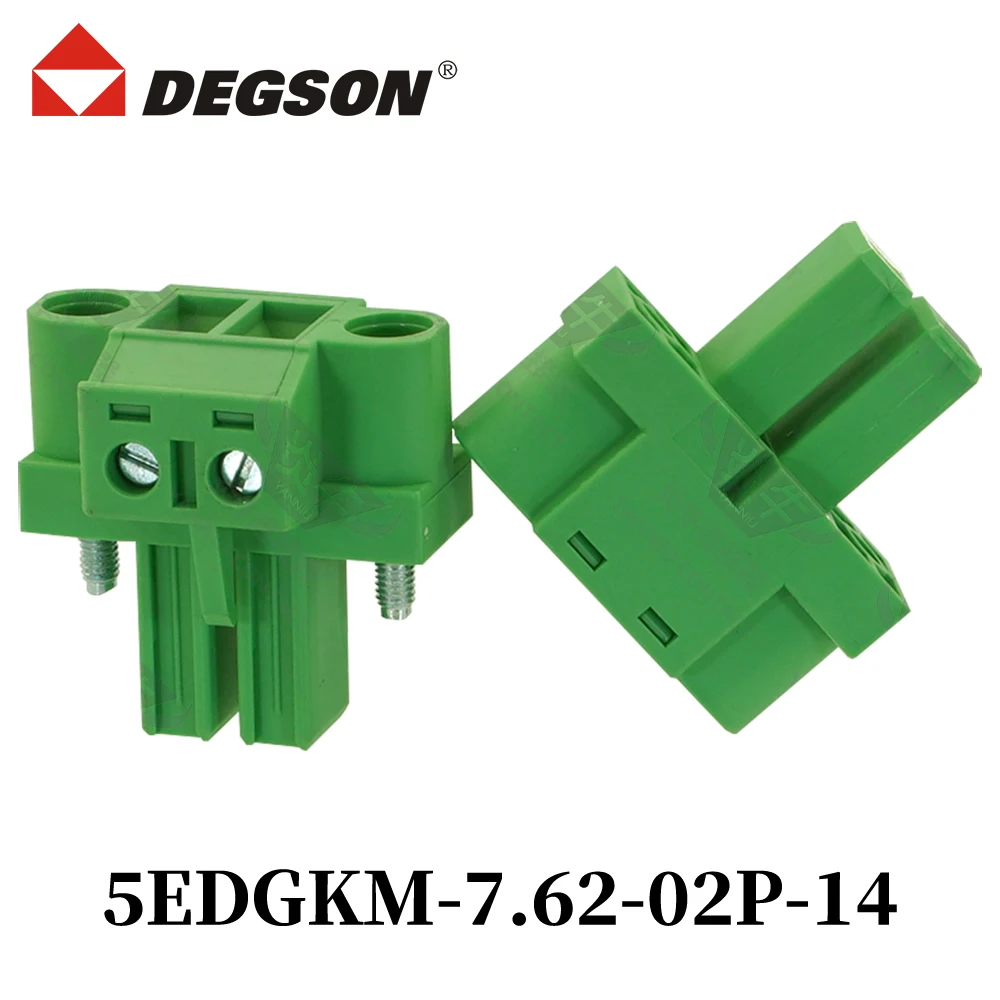 10Pcs DEGSON 5EDGK-7.62-02P-14-00ZH 5EDGKM-7.62-04P Tipo Plugável PCB Terminal Block Conector KF2EDGSK 2P-12P PC4/6-ST Phoenix
