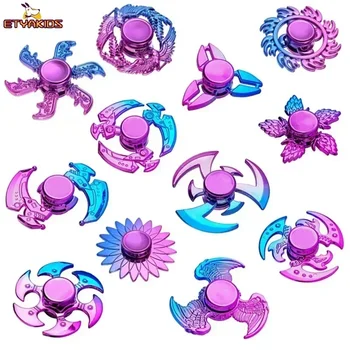 Nuevo Spinner de mano, juguetes para aliviar el estrés, llavero de juguete de plástico para chico, llavero con la yema del dedo, anillo antiestrés para la ansiedad y el aburrimiento, regalos de fiesta