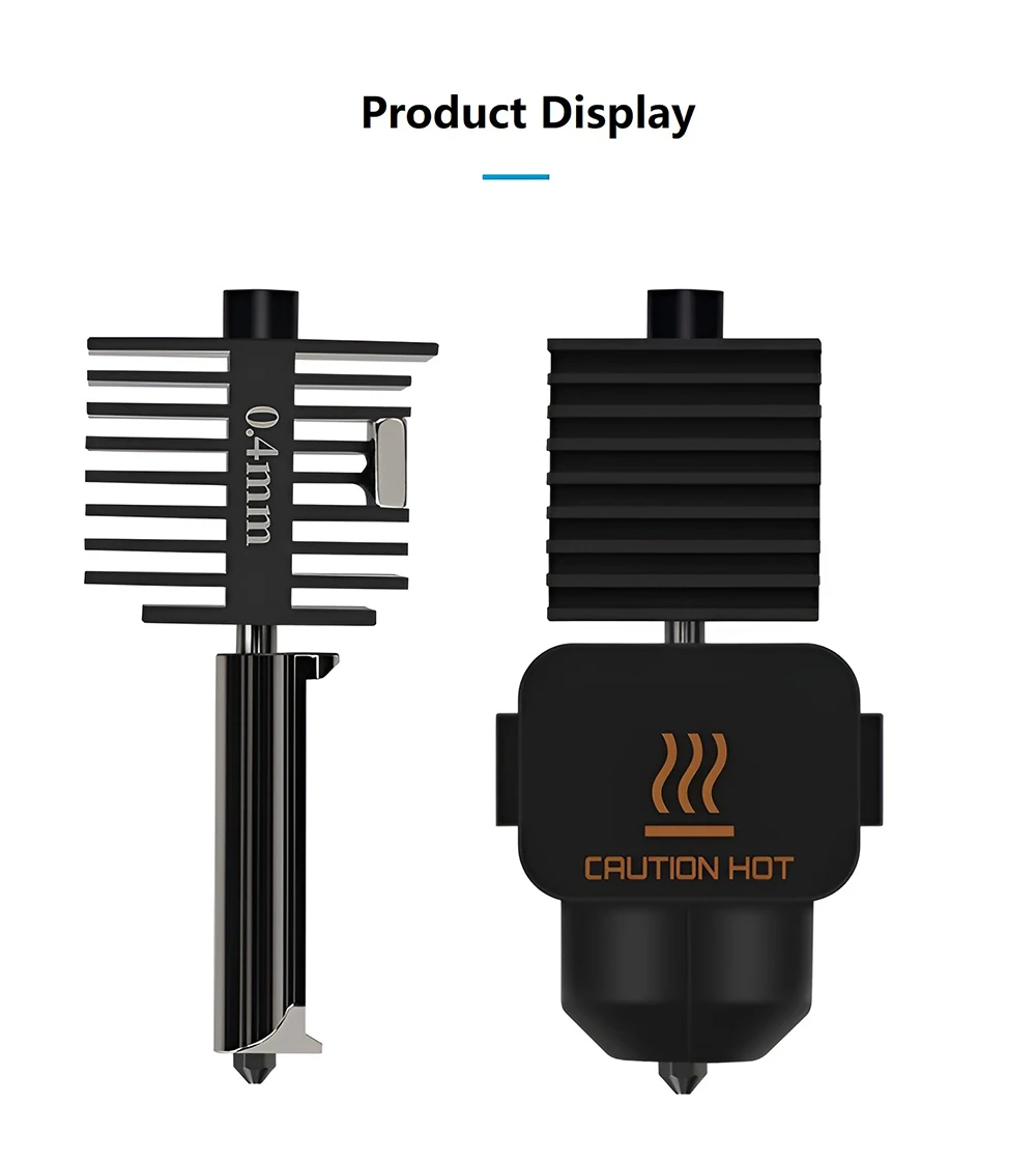 

H2D Hotend Kit For Bambu Lab A1/A1 Mini Fast Speed Hot End Assembly 0.2/0.4/0.6/0.8mm Hardened steel Nozzle 3D Printer Parts