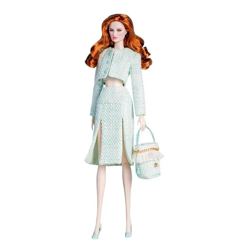 Vêtements de supermodèle de 32cm, ensemble de petits parfums Luxuriou + robe florale exquise, poupée 1/6, habillage de mode de vacances