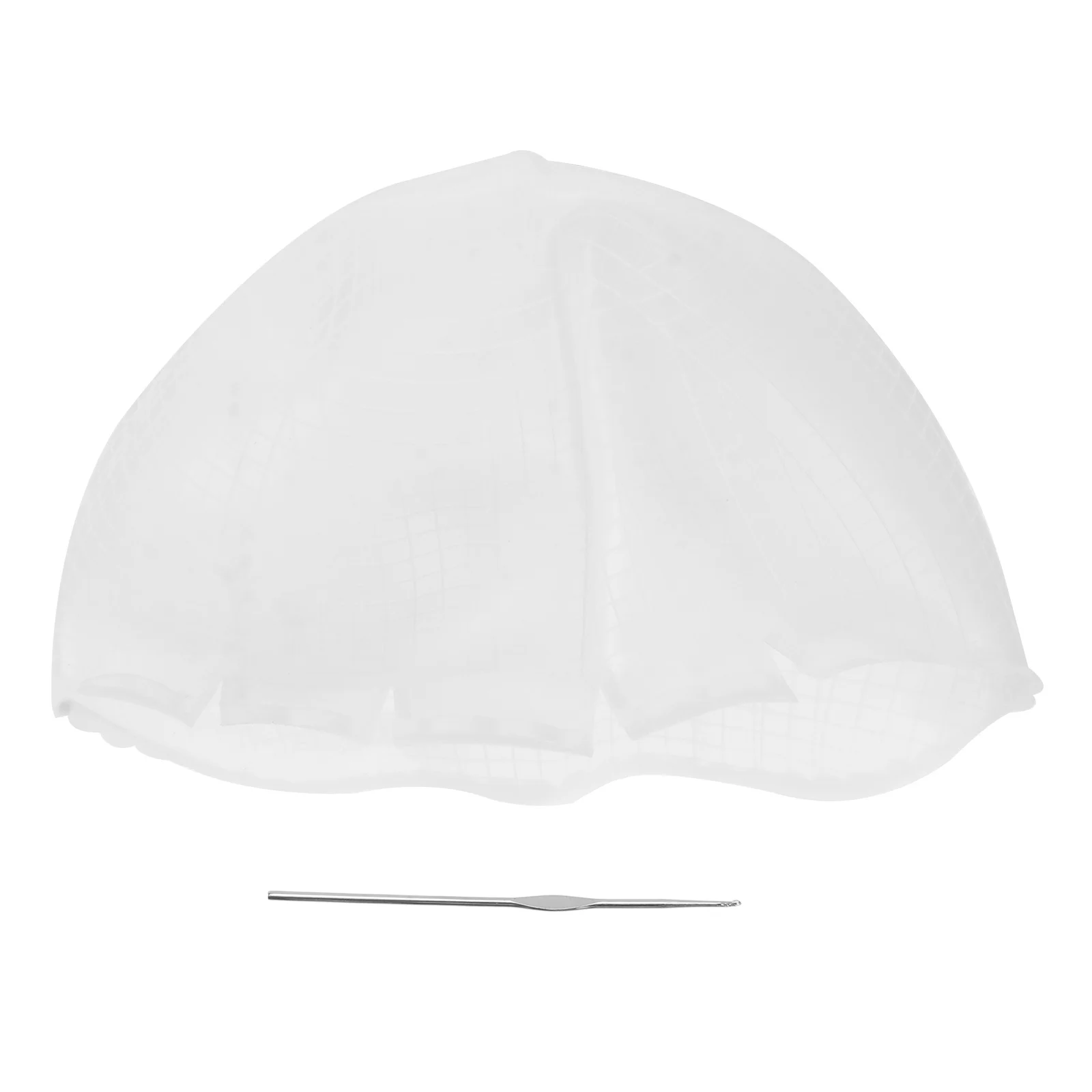 

Hair Coloring Hat Thickened Plastic Dyeing Tool With Small Circles For Diy Hair Color Cap Dyeing Color Tool