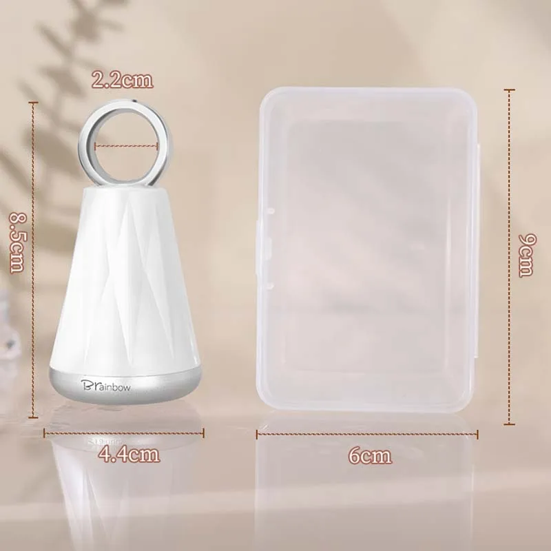 ลูกกลิ้งน้ำแข็งบรีนโบว์สำหรับประคบหน้า ลดอาการบวม ริ้วรอย ทำจากสแตนเลส ใช้กับเครื่องแช่แข็ง นวดหน้า บำรุงผิวหน้า