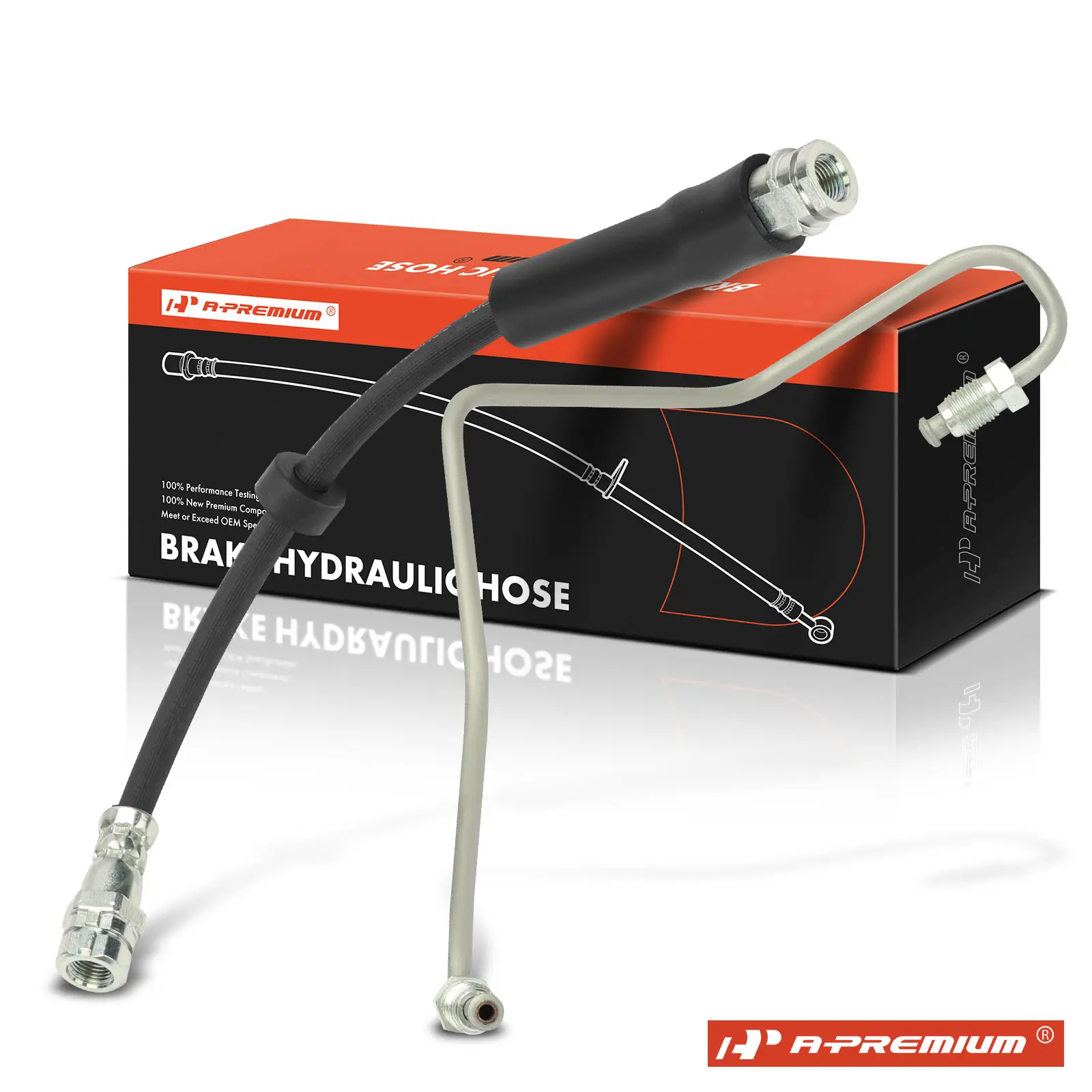 A-Premium Front Passenger Side Brake Hydraulic Hose for Audi A4 2016 A4 Quattro A4 allroad 2017-2021 A5 Quattro 2018-2021
