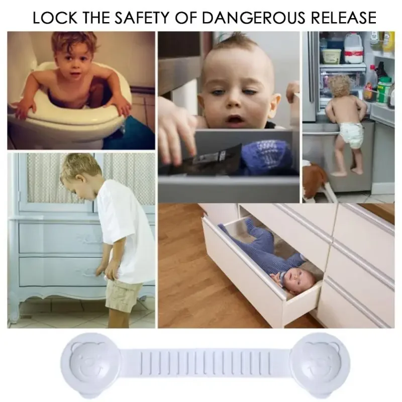 Child Safety Lock Adjustable Lock Baby Protection Baby Anti-pinch Multi-function Refrigerator Cabinet Door Cupboard Toilet