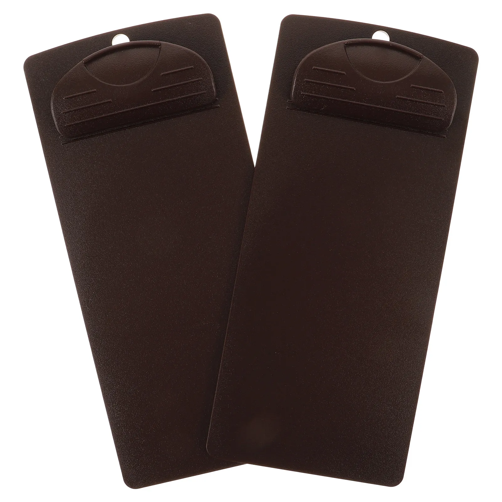 

2Pcs Restaurant Menu Clipboard Holder Plastic Check Presenter for Servers Cashier Desk Office Writing Board Foldable Document