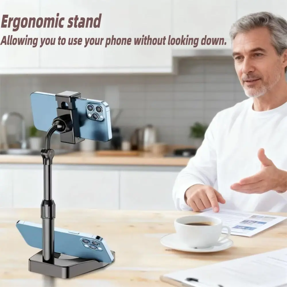 Nouveau 360 °   Support de téléphone rotatif support de bureau Portable réglable support de tablette rétractable