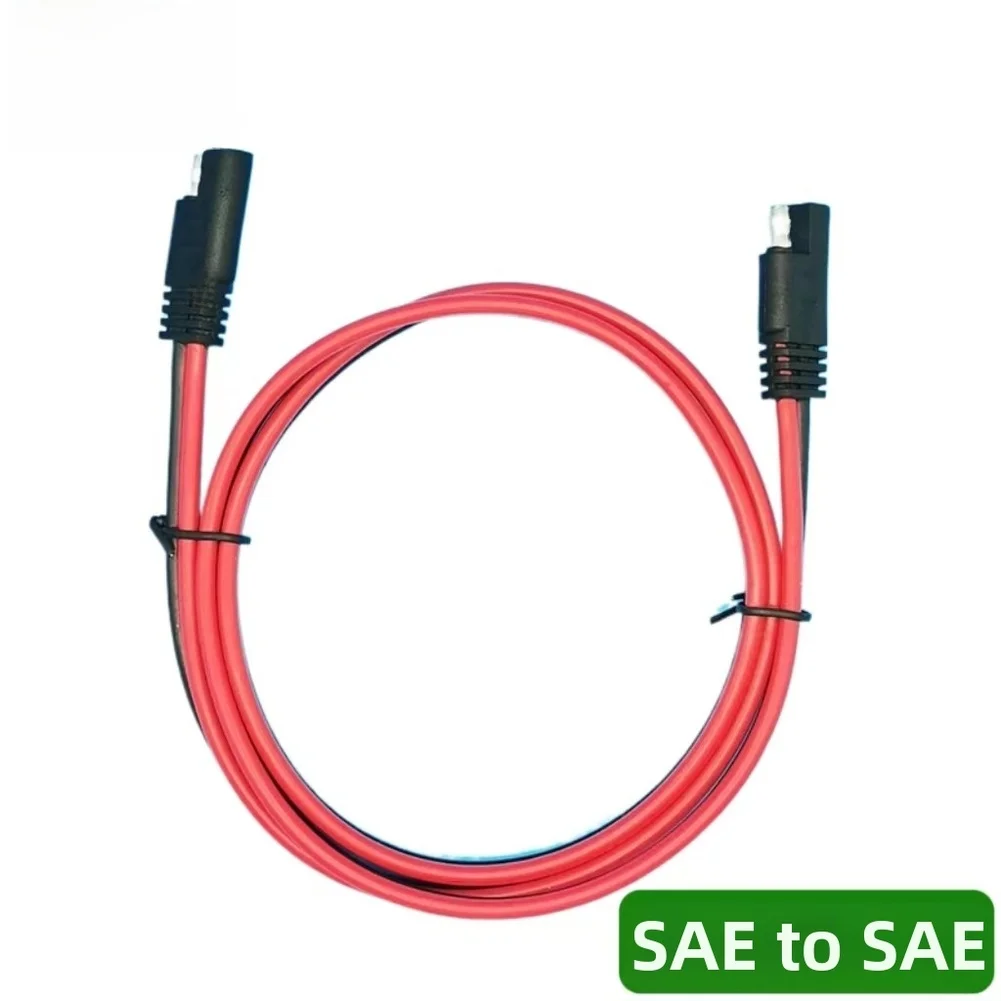SAE To SAE Connector Power Cable For Solar Energy FOR Battery Charging 14AWG UL Certified Cable 1.5M Length