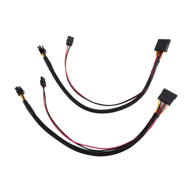 M52K-For QVT1260 ECS1250 QCT1250 QBS1250 FCS1250 QVS1260- Mainboard Power Cable 8Mm 6Pin To SATA Optical Drive Cord(2 Pcs)