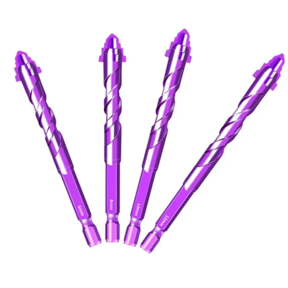 Multifunctionele gereedschapsset met hoge hardheid Staallegering Vierfluit Vierkantige zaagtandboren Excentrisch ontwerp Roestbestendig