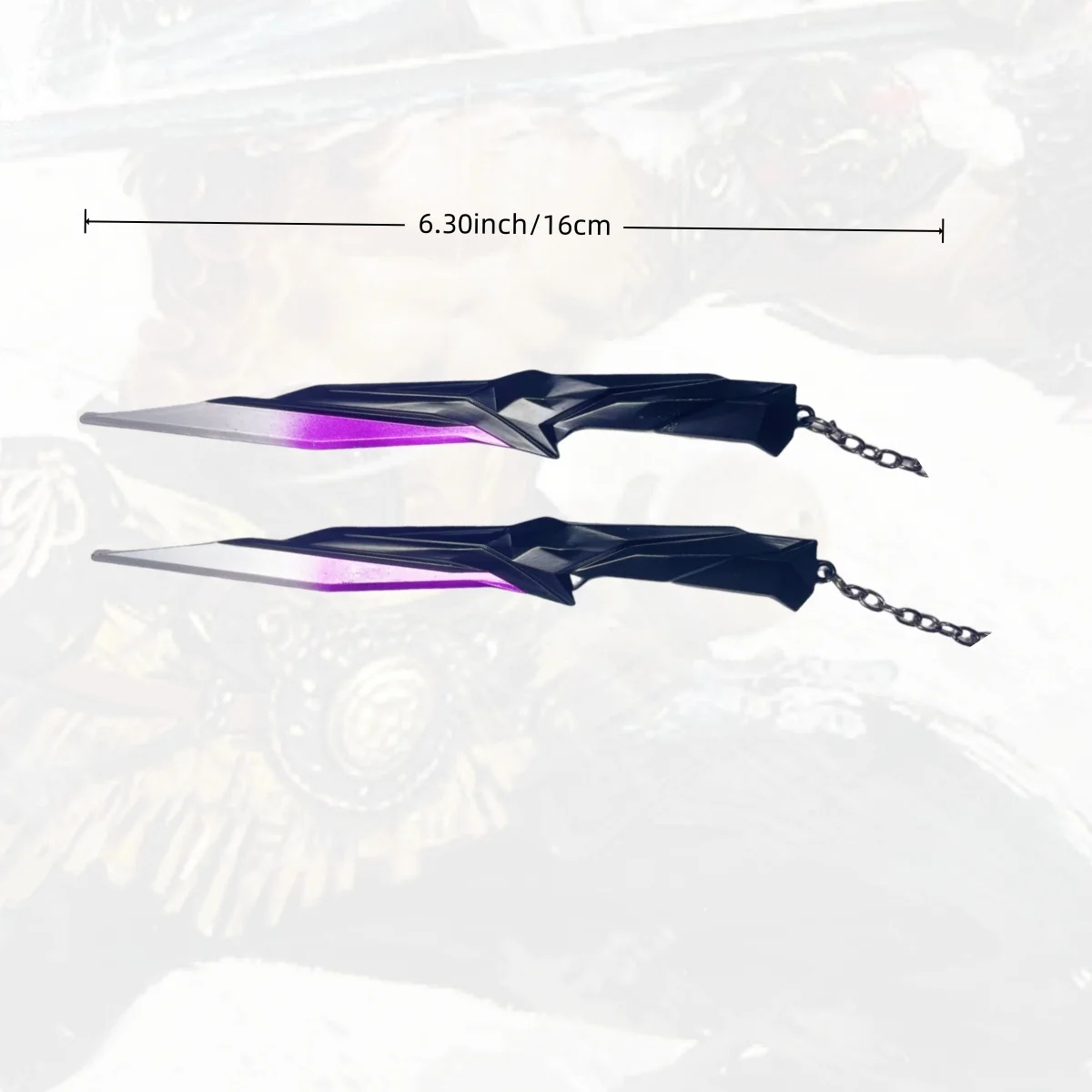 6.3 polegada valorant singularidade metal katana espada original samurai ninja faca japonês katana sabre cosplay acessórios prop brinquedo