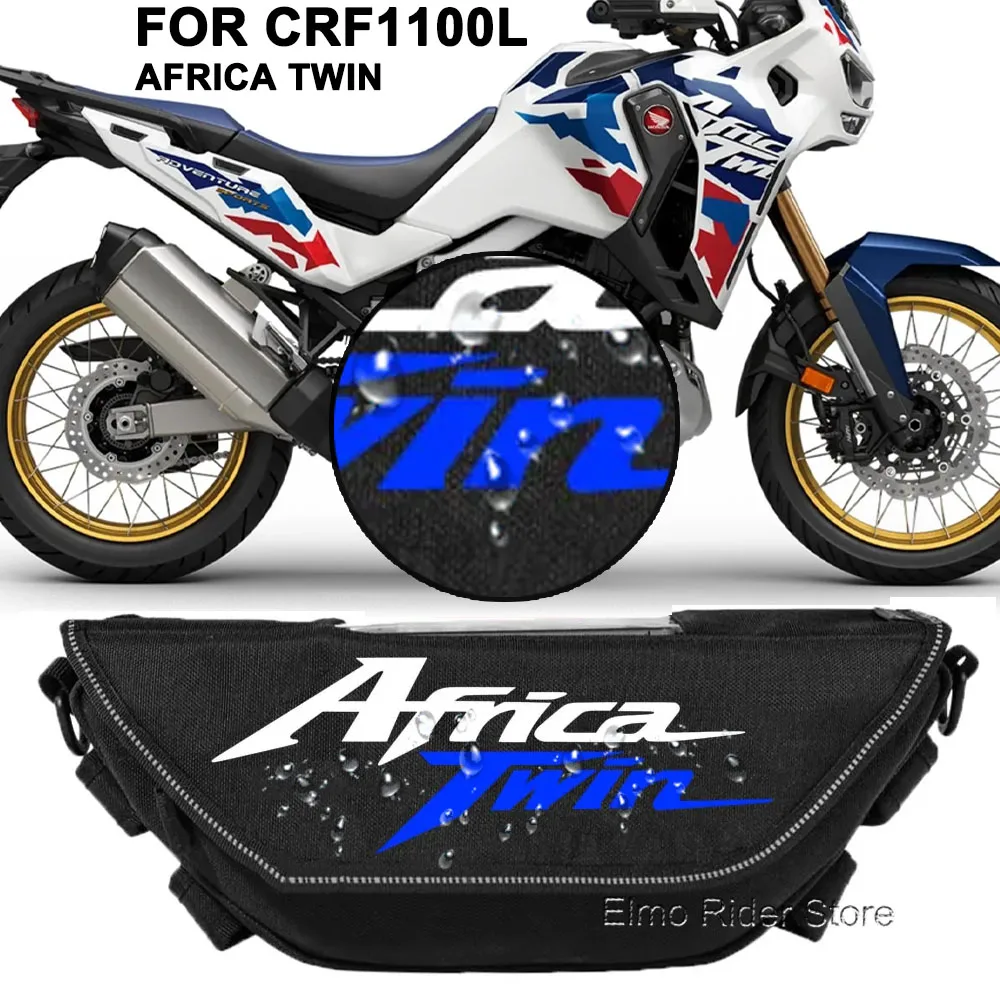 

For CRF1100L crf1100l africa twin 2024 Motorcycle Handlebar Waterproof Bag Travel Bag Storage Bag Screen GPS