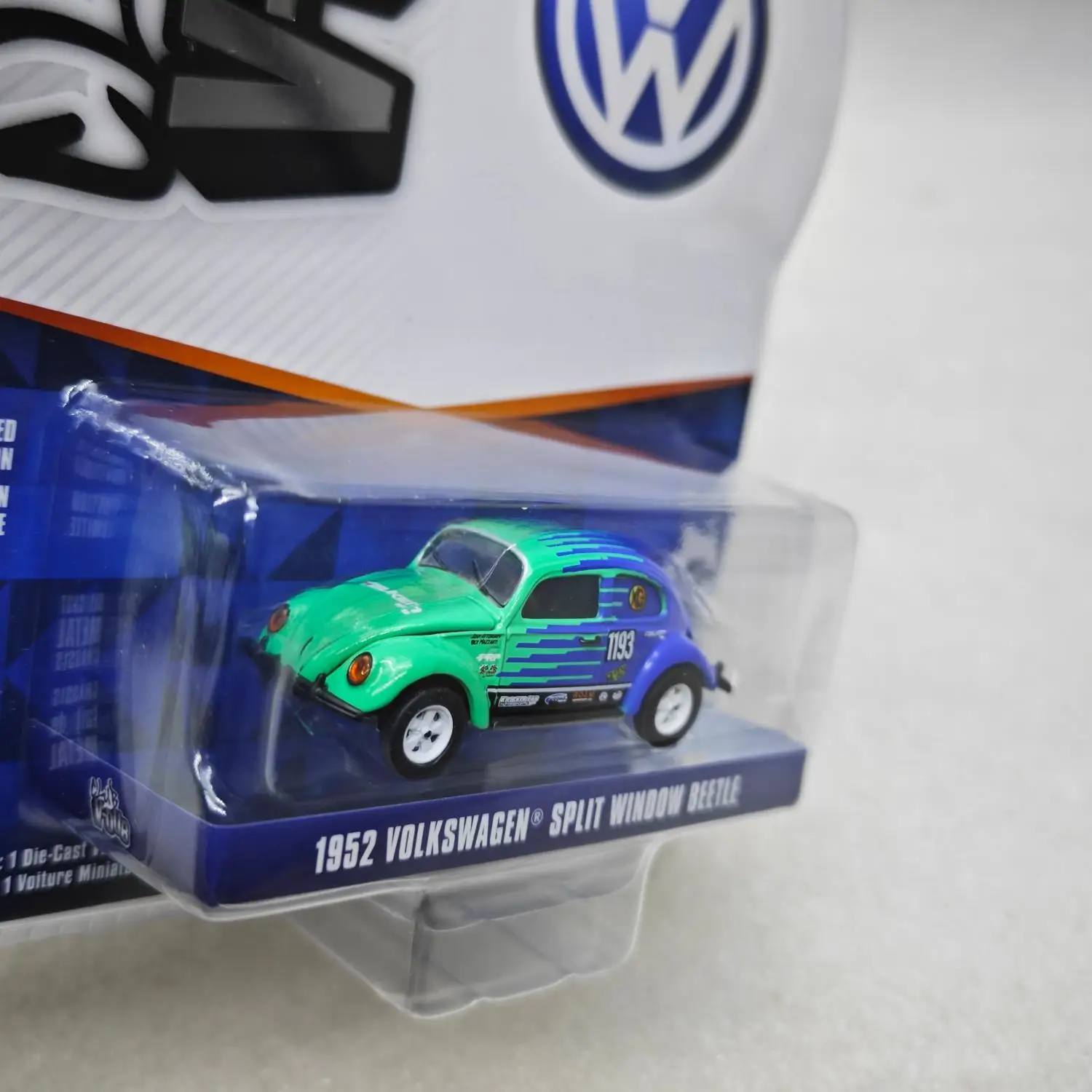 الضوء الأخضر 1:64 Vee Dub 20 -1952 Beetle-Falken Flying Tire 36110-A مجموعة ألعاب هدايا صغيرة نموذج معلق على الحائط #3