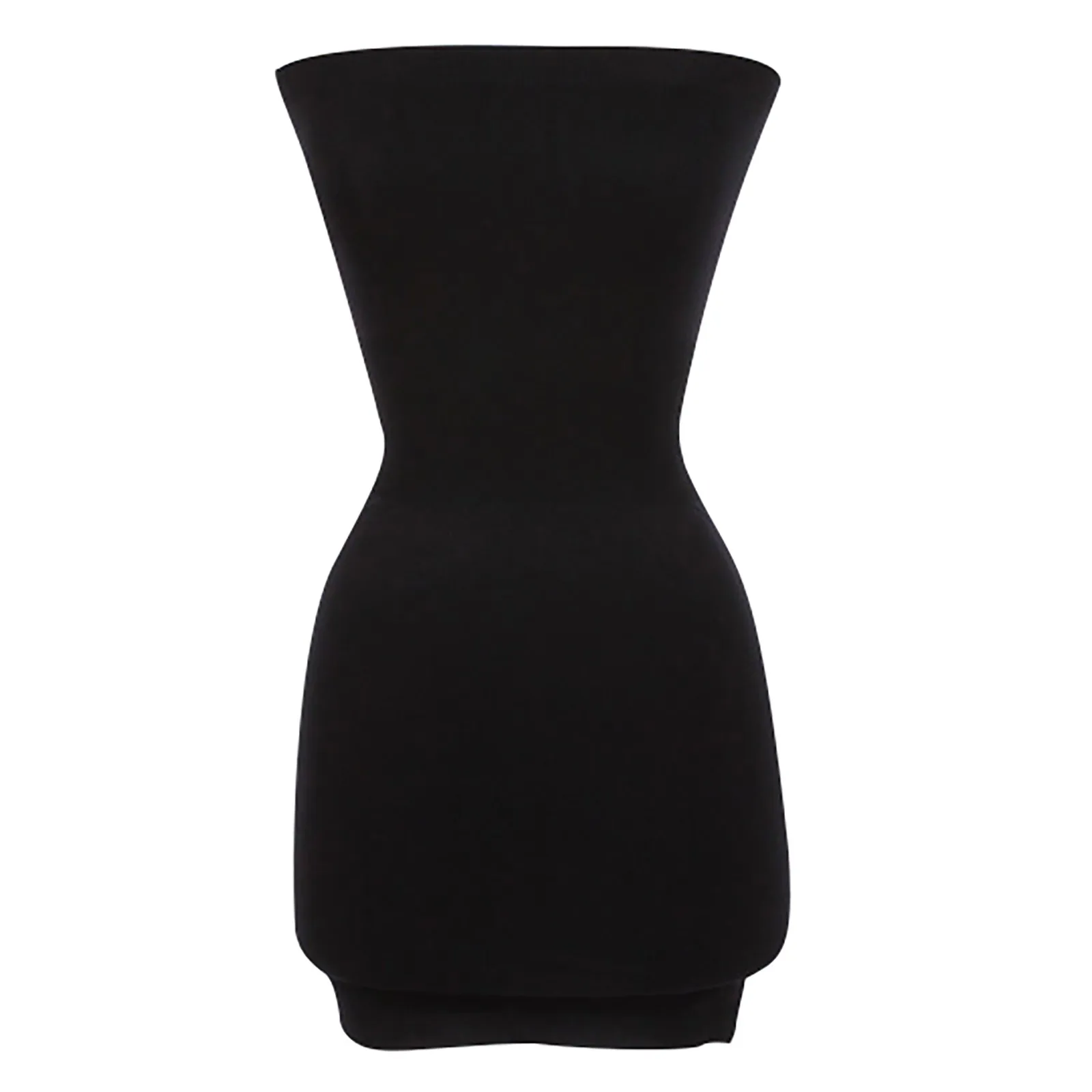 Minivestido Sexy para mujer, elegante vestido elástico para fiesta nocturna, Mini vestido con parte superior de tubo, vestidos sin tirantes para fiesta de cóctel y noche