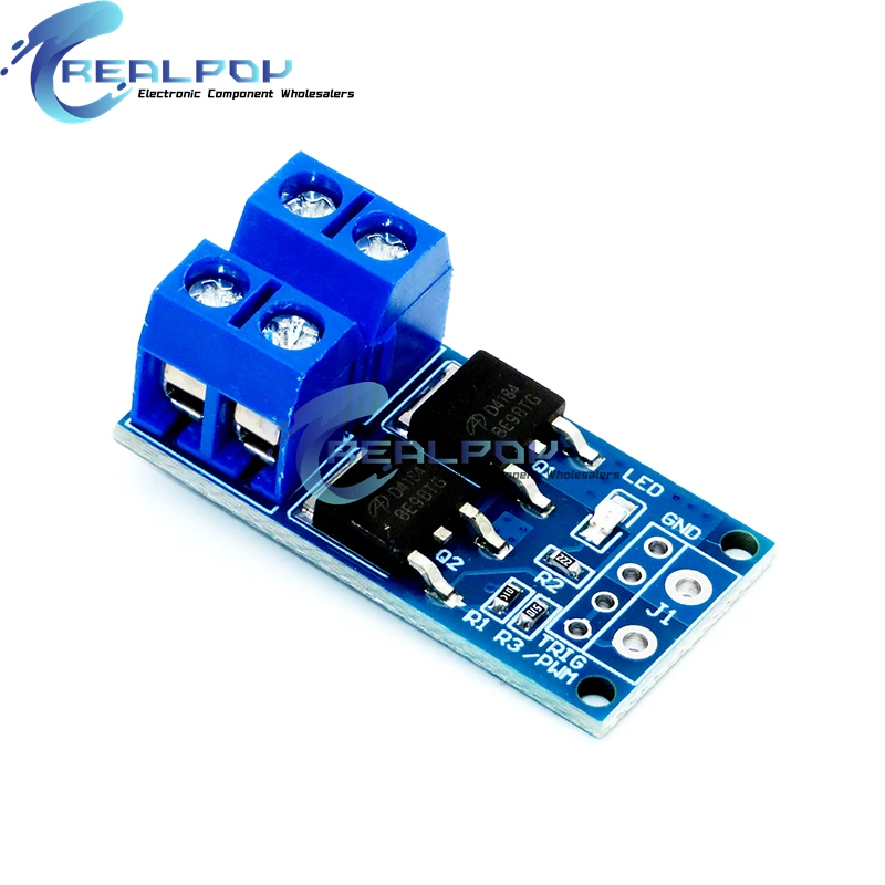 15A 400W MOS FET Trigger Switch Drive Module PWM Regulator Control Panel Motor Control Board DC 5V-36V