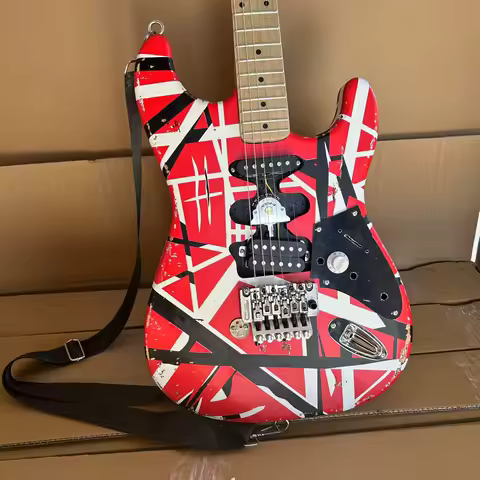 STOCK Eddie Edward Van Halen, carbon baked maple guitar head, commemorative guitar, in stock, Preferred Gift