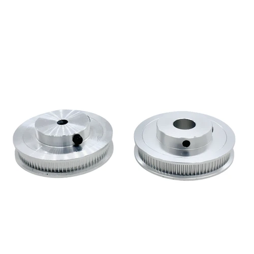 Imagen 2 del producto Kits de polea de correa de distribución 2GT 80T 80Teet relación de velocidad 1:1 diámetro 5 ~ 12mm juego de ruedas GT2 ancho de correa 6/10mm juego de polea 2M 80 dientes para CNC
