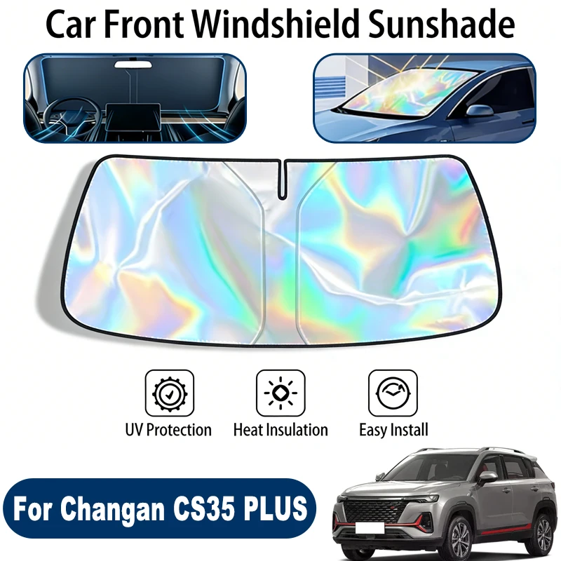 

Car Windshield Sun Shade UV Reflective Sun Visor Protection Cover For Changan CS35 PLUS 2018-2026