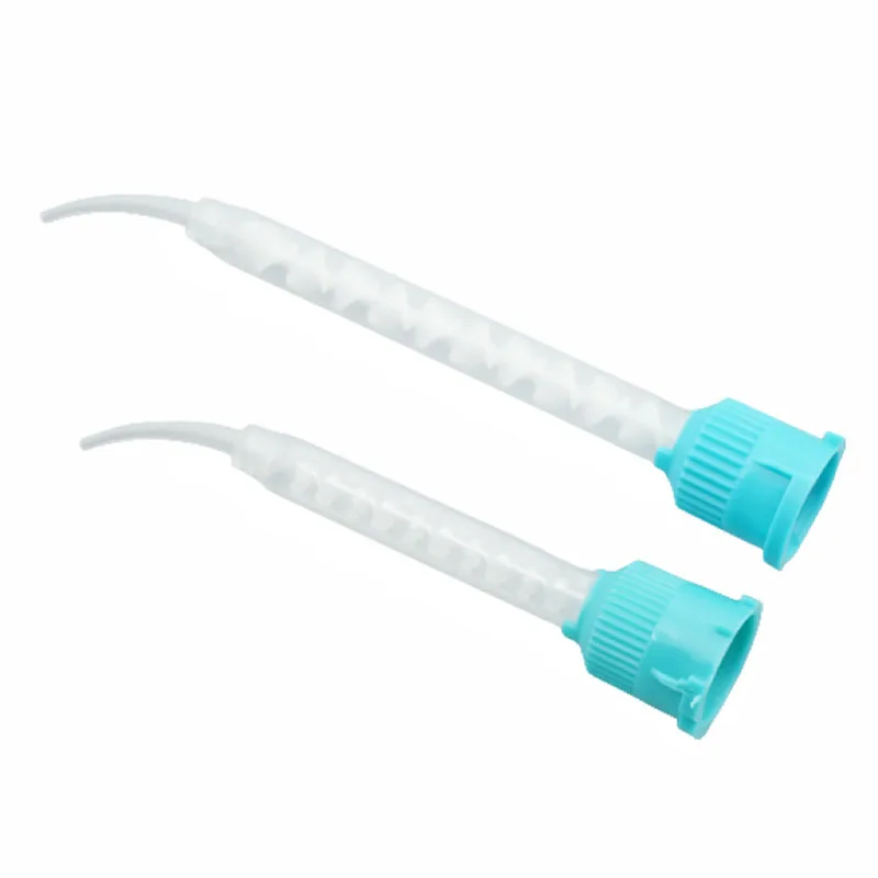 50 Stück/Beutel Dental-Mischkanülen 1:1 Zahnmedizin Silikon-Gummi-Mischkanüle Einweg-Abdruckmaterial-Düsenkopf – Detail 9