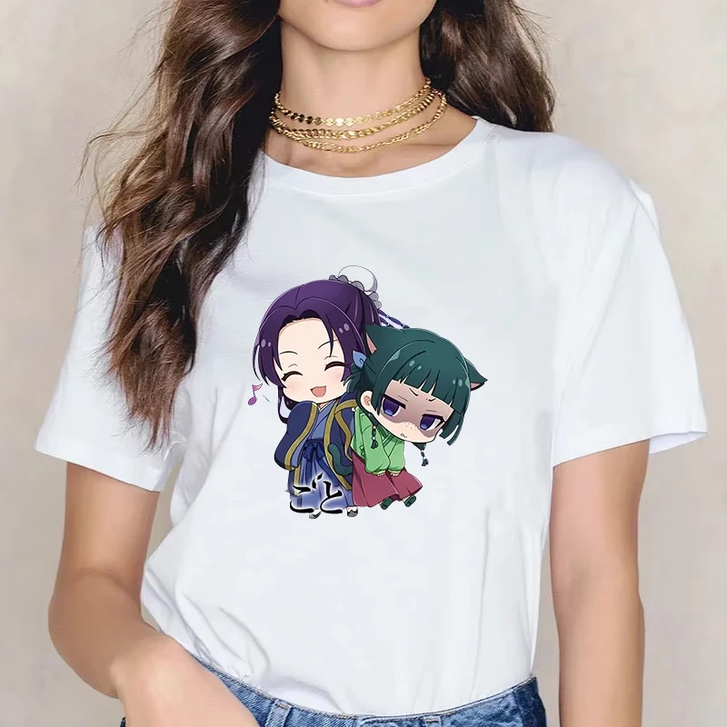 

New Anime The Apothecary Diaries Printed T Shirt Women Fashion Hip Hop Harajuku Casual Short Sleeve T-shirt Clothing Tops Tees