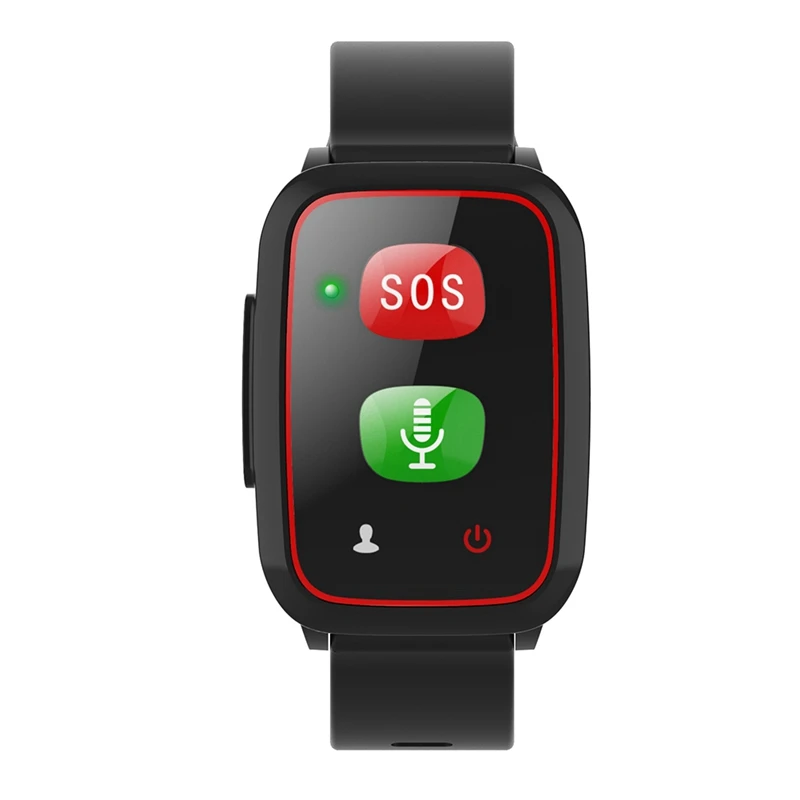 Elderly 4G Call Smart Watch SOS Anti-Loss GPS Positioning Tracker Heart Rate Blood Pressure Sports Pedometer Wristband