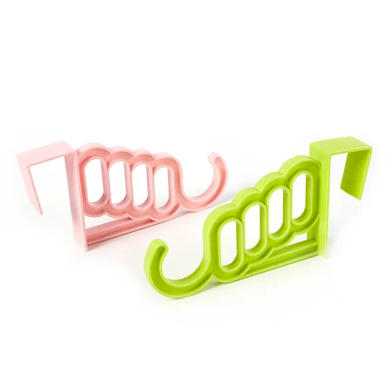 1pc Multi-Function Foldable Clothes Hanger Drying Rack 5 Hole Suit Bathroom Door Plastic Organizer Storage Rack Accessories