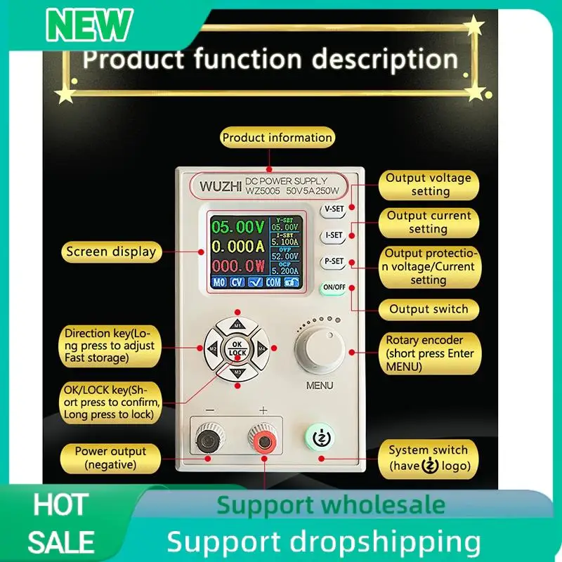 Solid WZ5005 Power Module Adjustable Regulated Laboratory Variable Power Supply Communication