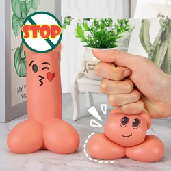 Big Size Funny Penis Shape Slow Rebound PU Decompression Toy Slow Rising Toys Stress Relief Relax Pressure Toys Interesting Gift