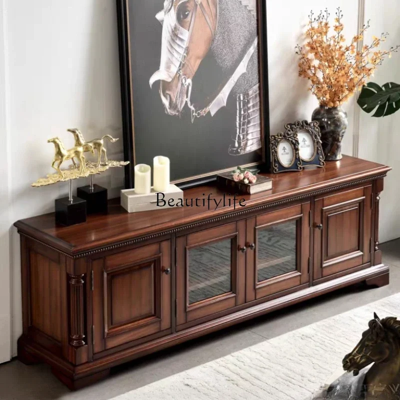 

05 FG17American Country Solid Wood Sideboard So Easy So Beauty Living Room Furniture TV Cabinet