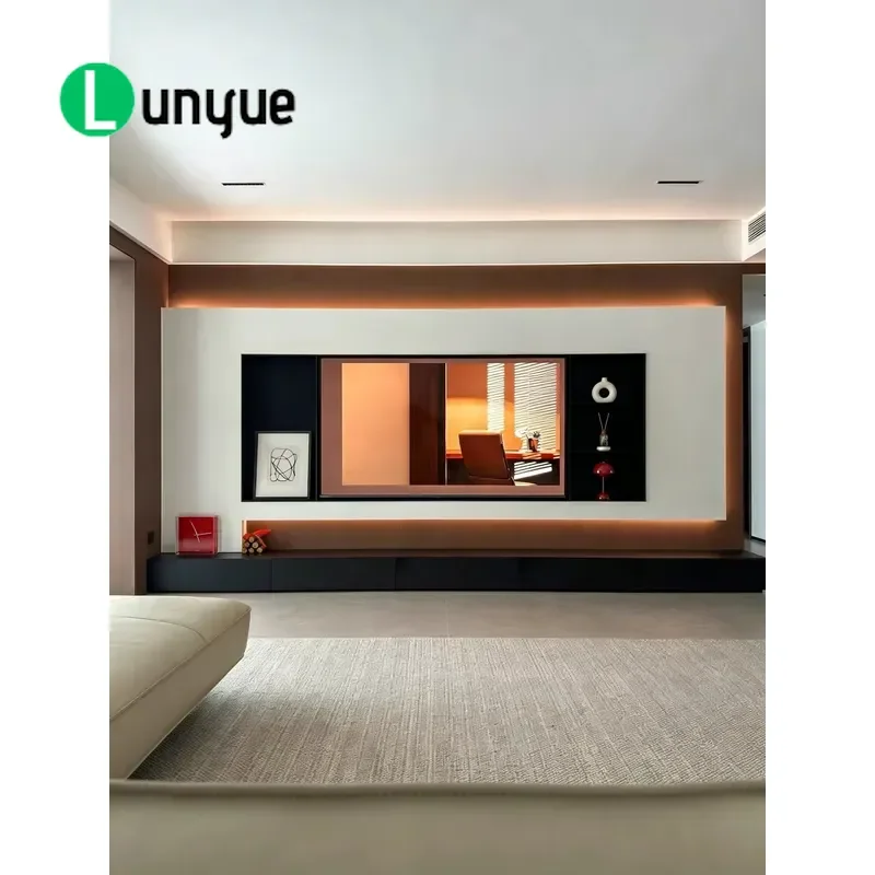 All Aluminum TV Cabinet Custom Size Corrosion Resistant Modern Style Living Room Furniture Durable Storage Console Table