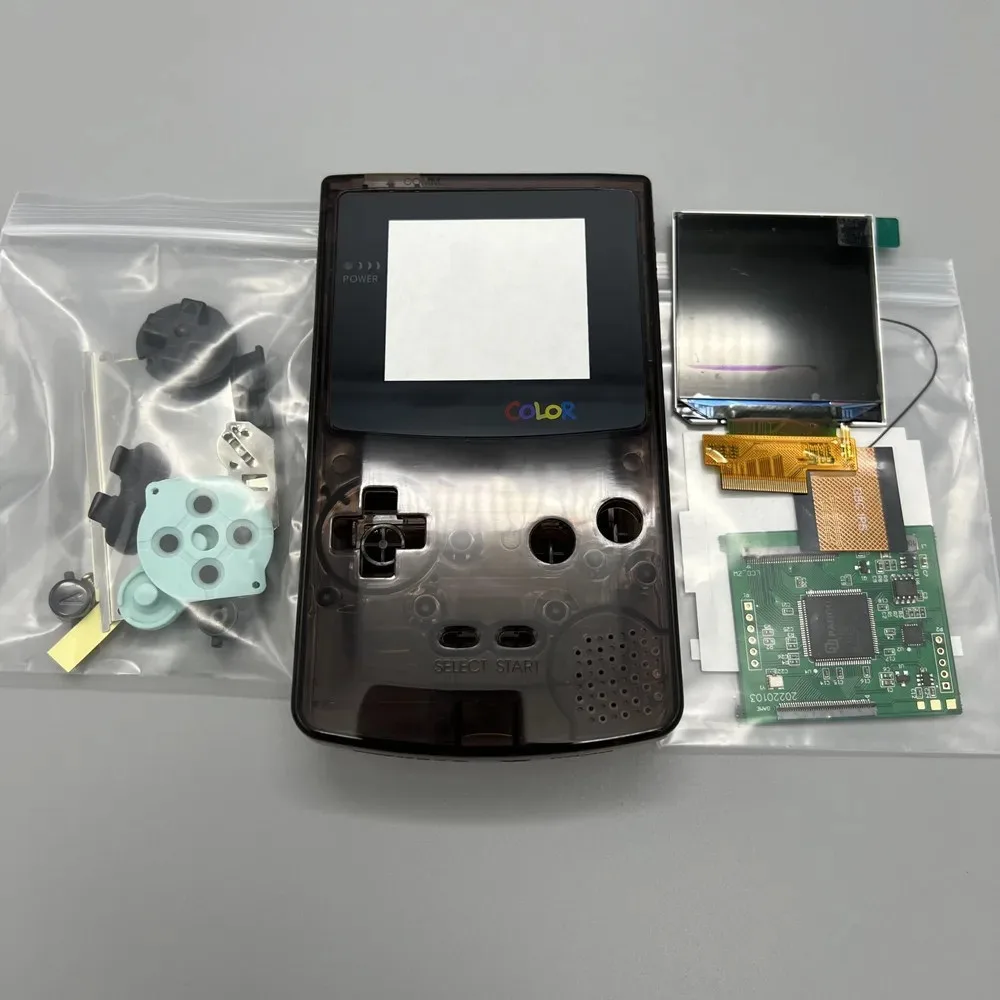 

Original size New 2.45 " high brightness LCD and new shell for Gameboy Color GBC LCD screen