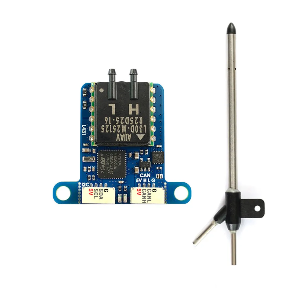 Mais novo SENSOR DE AIRSPEED DIGITAL MATEK ASPD-AUAV / Todos os sensores AUAV ArduPilot AP_Periph L431 PODE nó AUAV-L30D