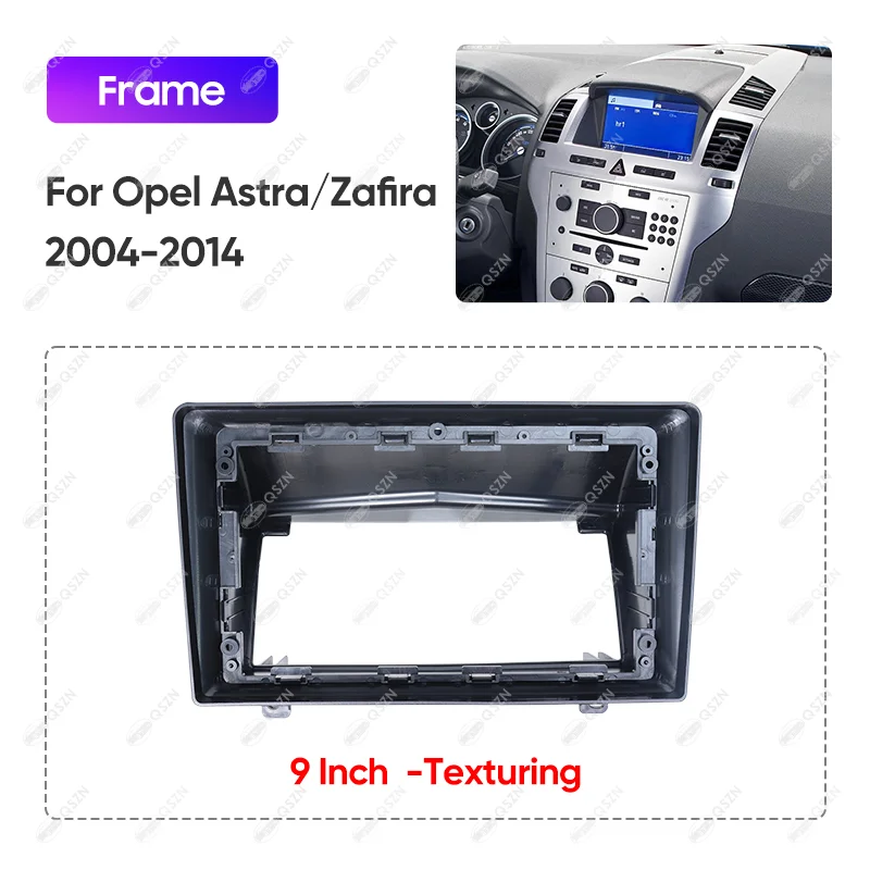 For OPEL ASTRA/ZAFIRA 2004-2014 9 INCH LHD Car Radio Frame Stereo Audio Screen Multimedia Video Player Navigation Cables Harness