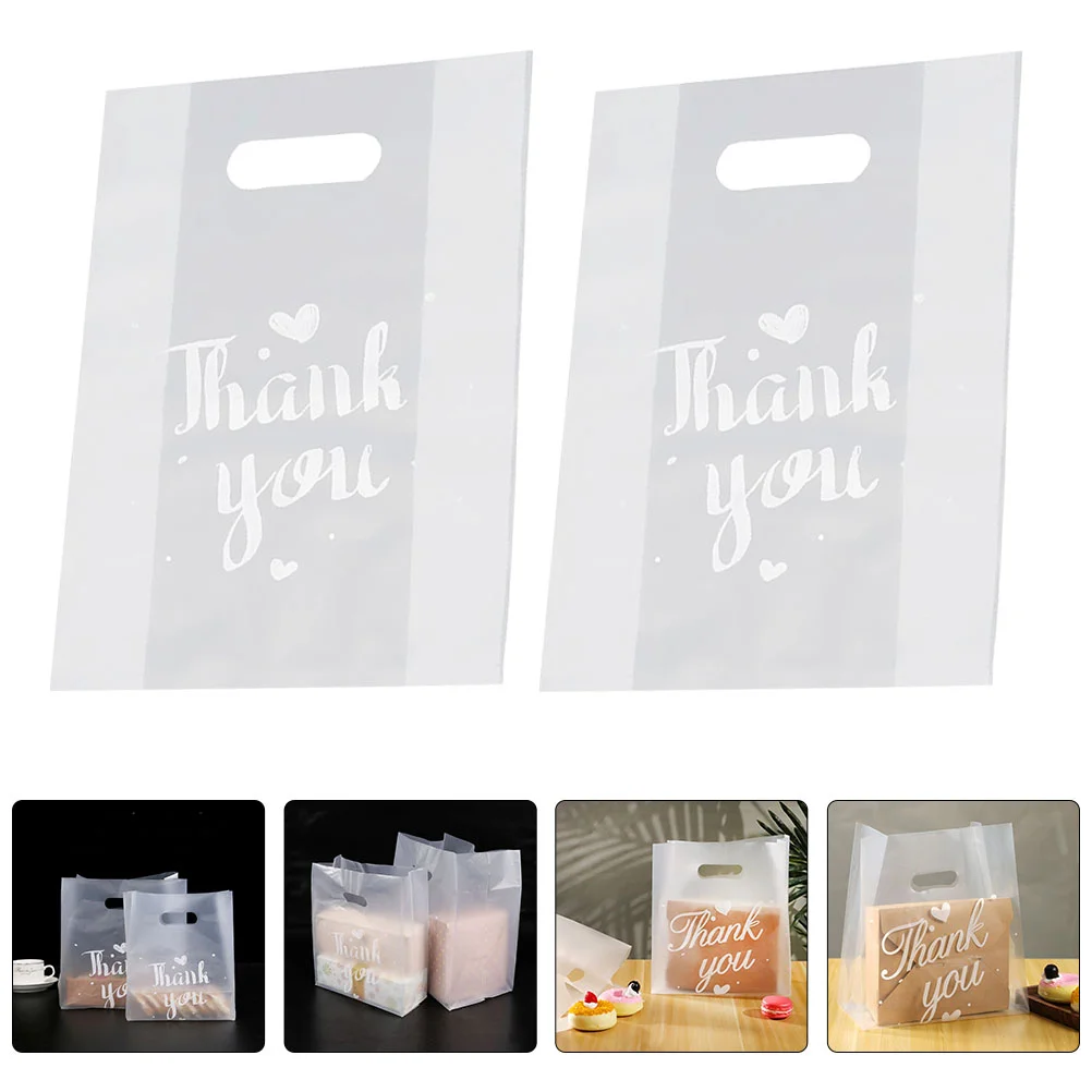 

50 Pcs Packing Bag Food Sealed Biscuit Bags Bread New Material Clear Toast Cookie