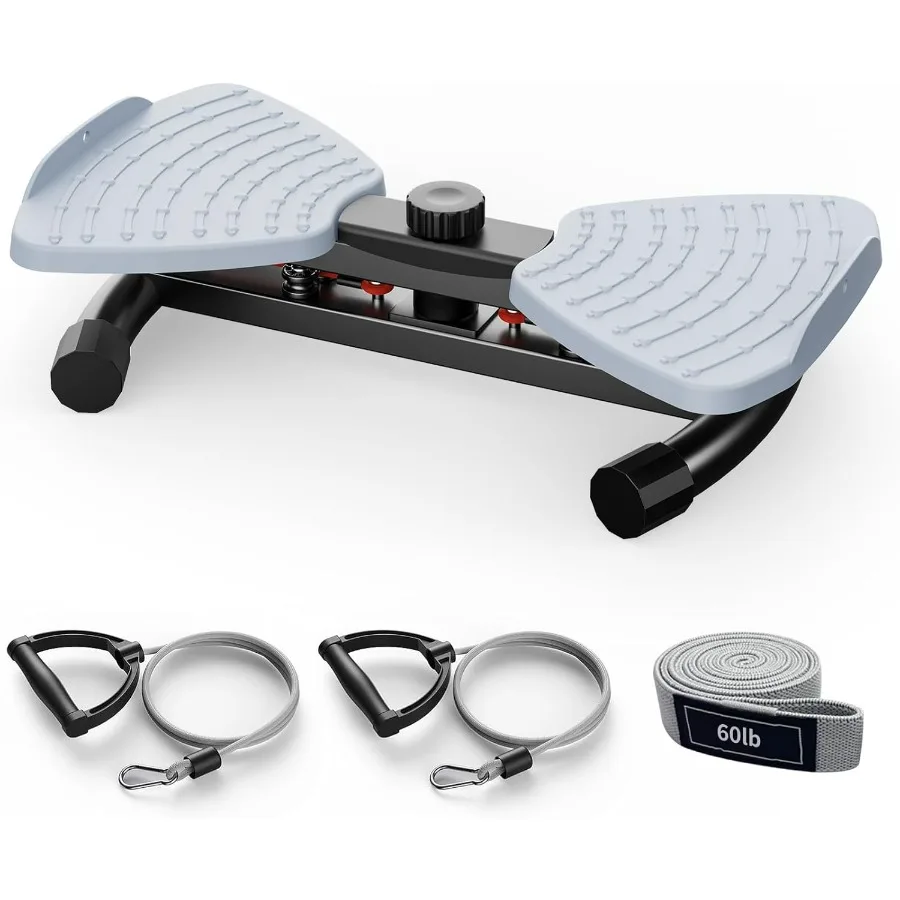 Máquina Twister de cintura con banda de resistencia, tabla giratoria de ejercicio silenciosa para entrenamiento de grasa central y vientre, disco de Fitness antideslizante para el hogar