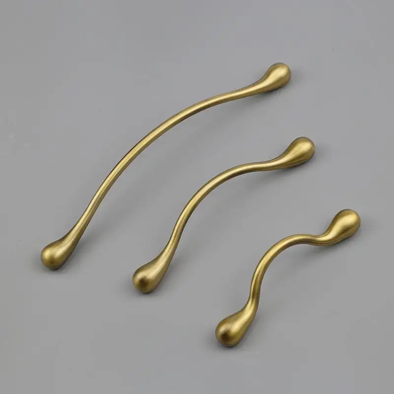 Solid Retro Cabinet Handles Gold/Silver French Style Wardrobe Handles Zinc Alloy Drawer KnobsBH-ELEVEN
