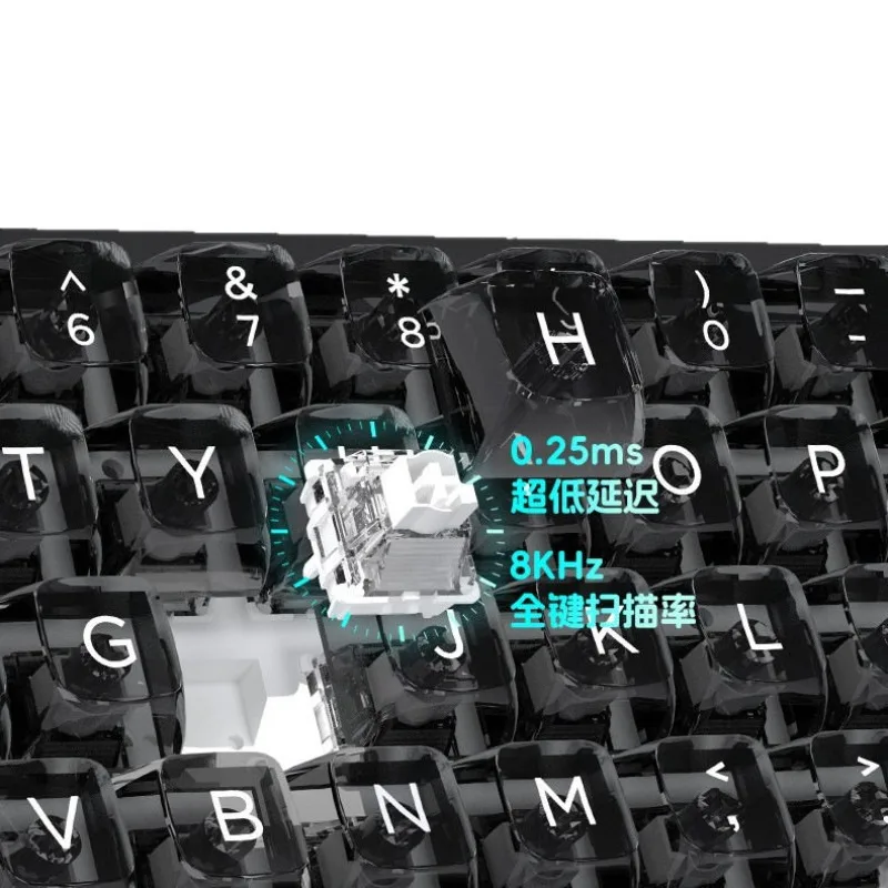 K-POP・アジア eax EXZX AGX61 Magnetic Axis Mechanical Keyboard Aluminum Alloy Hollow