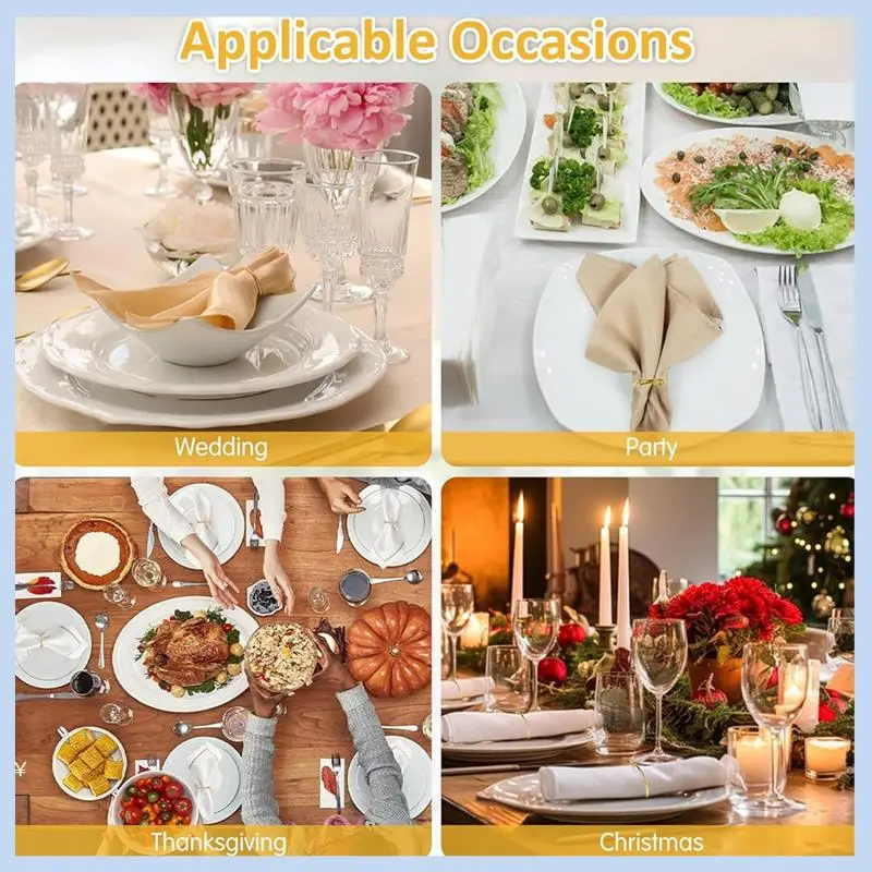 

MLGB-набор из 12 колец для салфеток, металлическое кольцо для салфеток, рождественские кольца для салфеток для декора стола