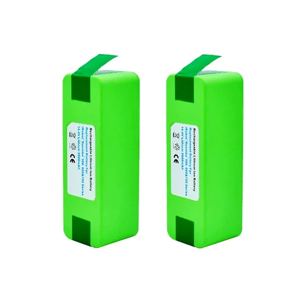 Lithium Rechargeable Battery 14.4V 4.8Ah/6.8Ah/9.8Ah For iRobot Roomba 500 600 700 800 Series 560 620 650 700 770 780