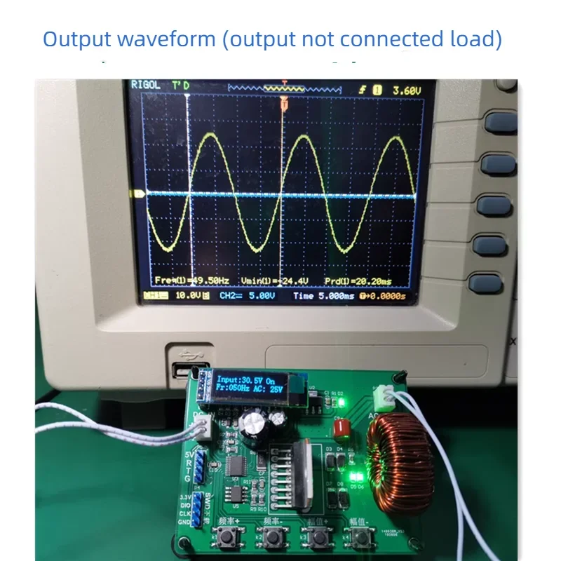 STM32F030 Microcontroller Unipolar Spwm Single-phase Inverter Power Supply Development Board