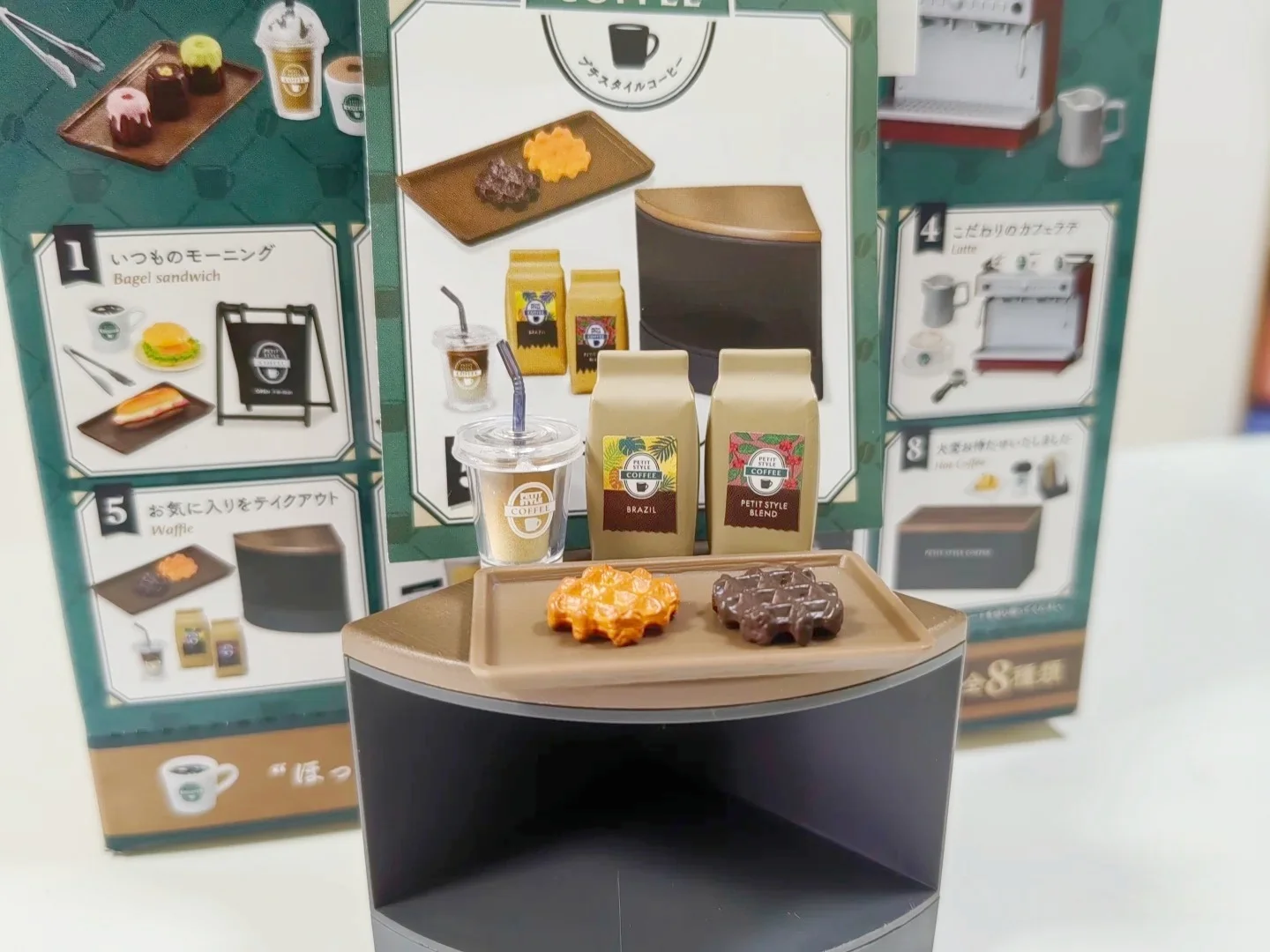 Figurka kolekcjonerska Rement Petit Mini Fashion Coffee House, dekoracyjna figurka, blind box, przedmiot do ekspozycji, zabawka, figurka akcji.