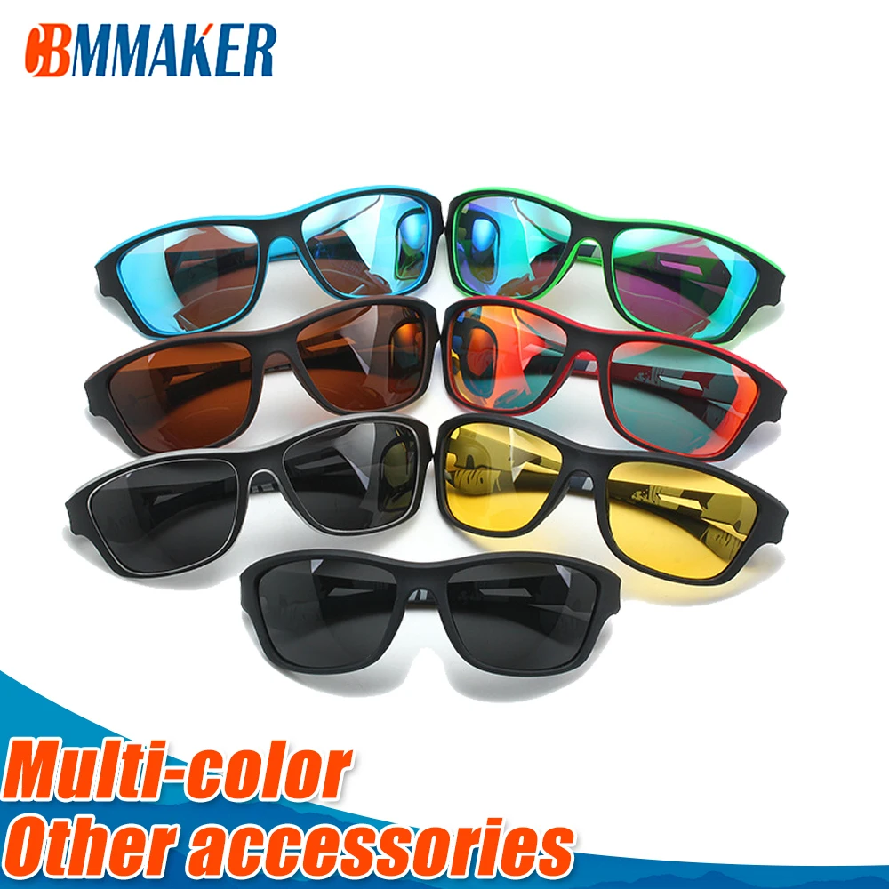 Cbmmaker Mens Polarized For Outdoor Sport Ride Windproof Sand Goggle SunGlasses UV Protection Sport Sunglasses Bicycles Sunglass