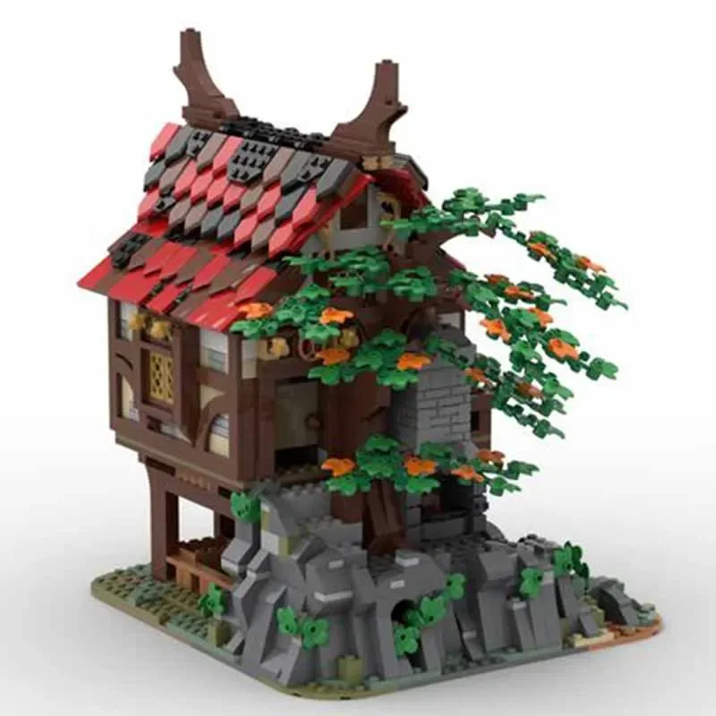 Moc-bloques de construcción modelo Medieval para niños, ladrillos técnicos de panadería, montaje de bricolaje, juguetes de construcción para niños, regalos de vacaciones